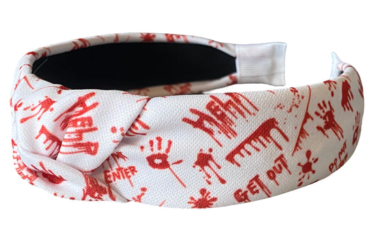 Gruesome Crimson Bloodstain Elegance Headband