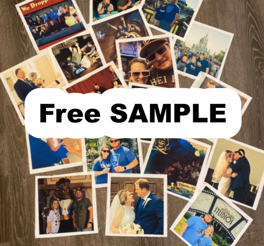 Free Sample - Your photos printed on fabric