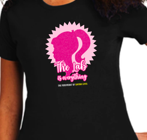 Lab Week 2024 Official Themed Apparel: Barbie Silhouette