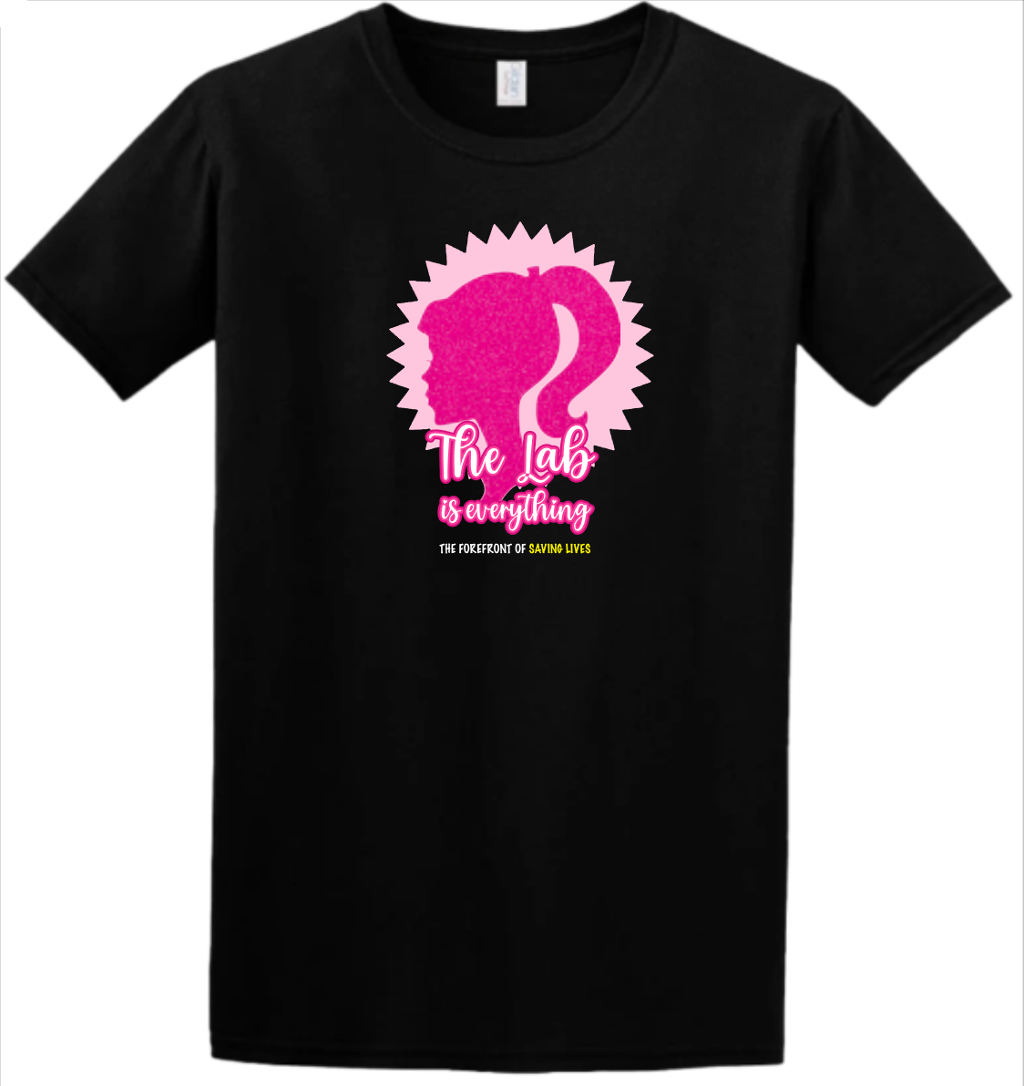 Lab Week 2024 Official Themed Apparel: Barbie Silhouette